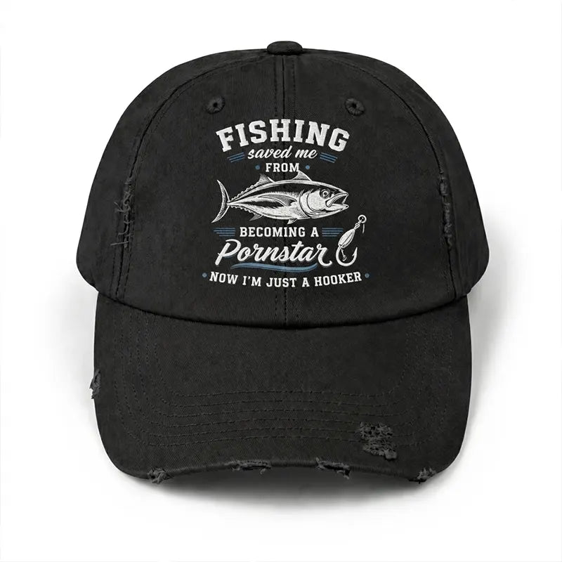 Fishing Saved Me Funny Fishing Classic Cap