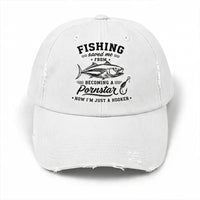Fishing Saved Me Funny Fishing Classic Cap