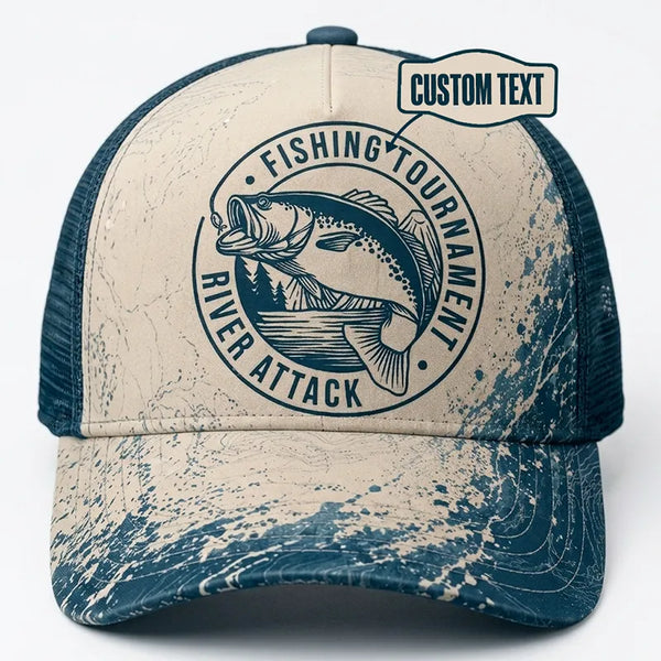 Fishing Tournament River Attack Trucker Hat