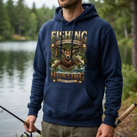 Fishing Solves Most of My Problems Hunting Solves the Rest Lifestyle Hoodie