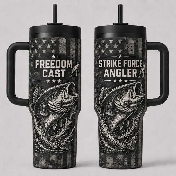 Freedom Cast Strike Force Angler Fishing Tumbler 2026