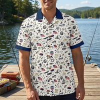 Freedom & Fishing USA 250 Hawaiian Shirt