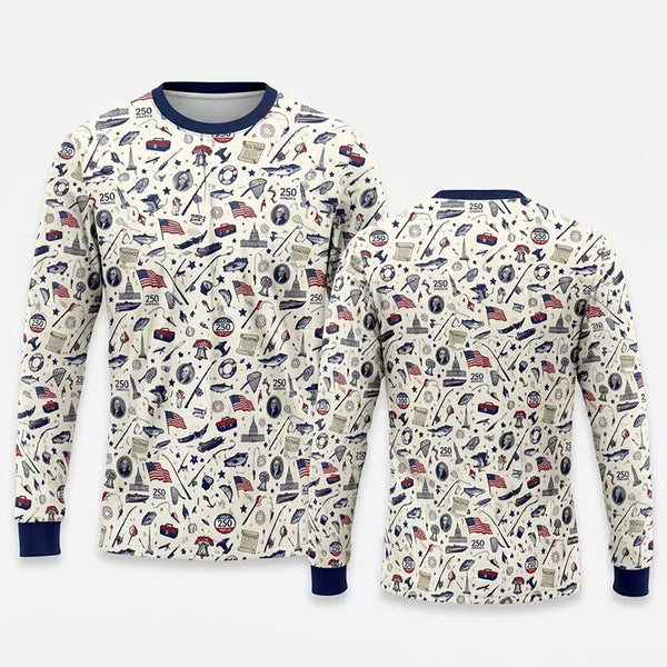 Freedom & Fishing USA 250 Long Sleeve Shirt 2026