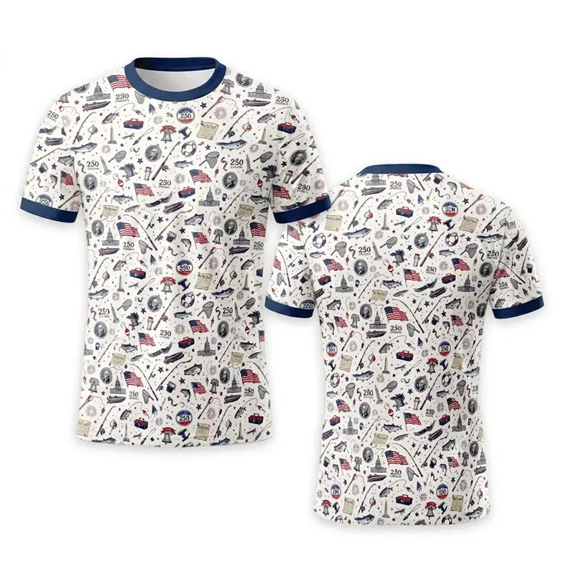 Freedom & Fishing USA 250 T-Shirt
