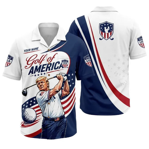 Golf Of America Personalized Hawaiian Shirt