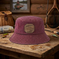 Gone Fishing Vintage Bucket Hat