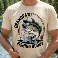 Grandpa Fishing Buddy | Fishing Gift for Grandpa T-Shirt