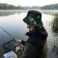 Green Strike Predator Mode Fishing Bucket Hat