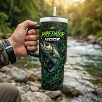 Green Strike Predator Mode Fishing Tumbler