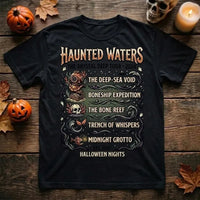 Haunted Waters Abyssal Deep Tour Halloween T-Shirt