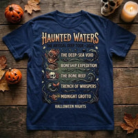 Haunted Waters Abyssal Deep Tour Halloween T-Shirt