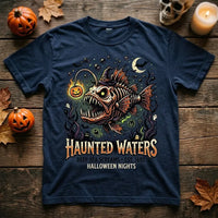 Haunted Waters Anglerfish Halloween T-Shirt