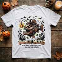 Haunted Waters Anglerfish Halloween T-Shirt