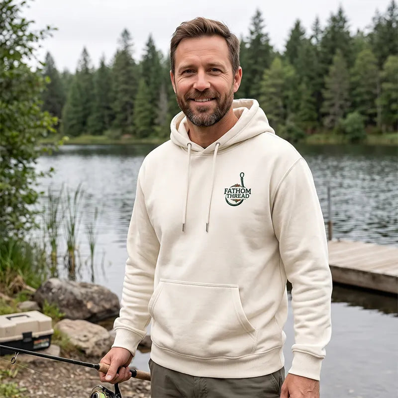 Santa REEL Good Gift Fishing Christmas Hoodie