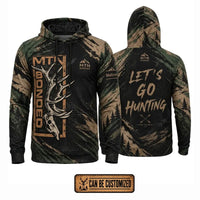 Personalized MTN Bonded Let's Go Hunting Camo Hoodie