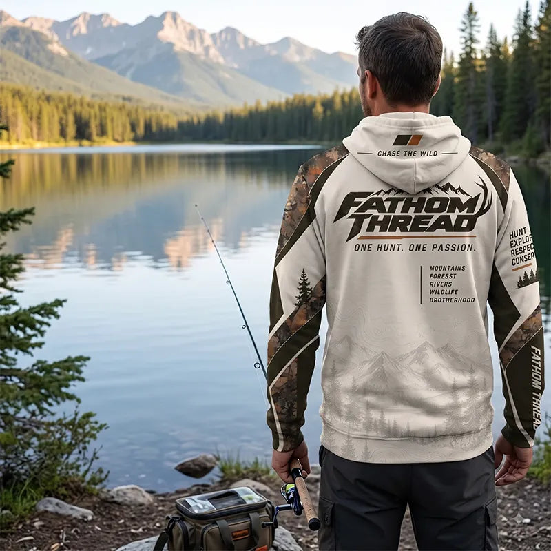 Fathom Thread Hunting Outdoor Camo Landscape Hoodie