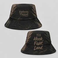 Hook Fight Land Fishing Bucket Hat