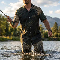 Hook Fight Land Fishing Hawaiian Shirt