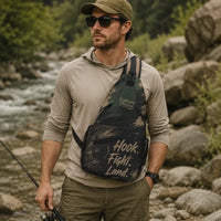 Hook Fight Land Fishing Sling Bag