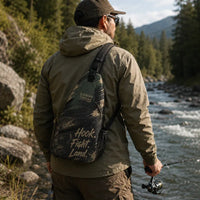 Hook Fight Land Fishing Sling Bag