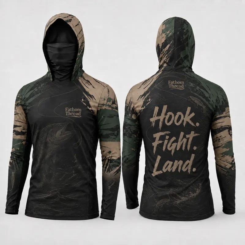 Hook Fight Land Fishing Sun Protection Shirt