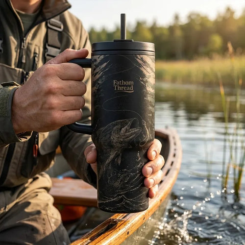 Hook Fight Land Fishing Tumbler