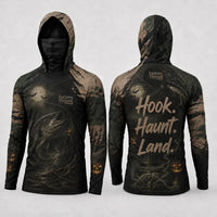 Hook Haunt Land Halloween Fishing Sun Protection Shirt