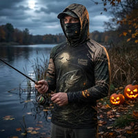 Hook Haunt Land Halloween Fishing Sun Protection Shirt