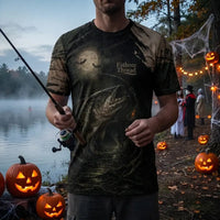 Hook Haunt Land Halloween Fishing T-Shirt
