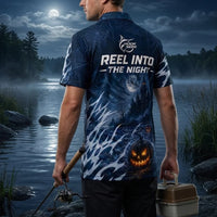 Hook Seek Reel Into The Night Halloween Hawaiian Shirt