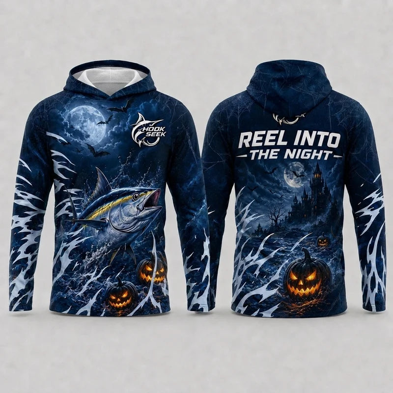 Hook Seek Reel Into The Night Halloween Hoodie