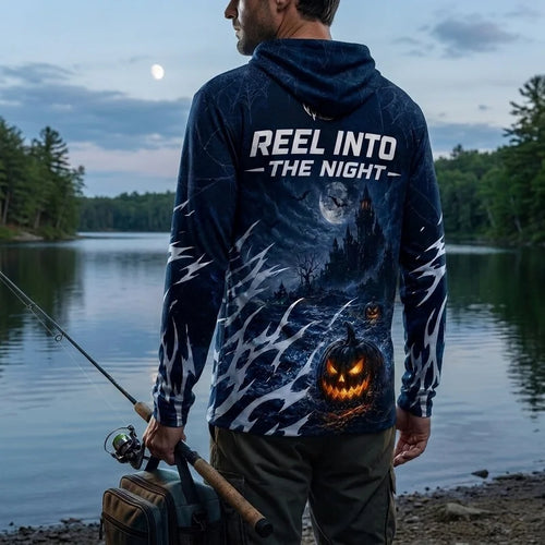Hook Seek Reel Into The Night Halloween Hoodie