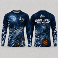 Hook Seek Reel Into The Night Halloween Long Sleeve Shirt