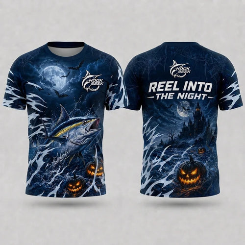 Hook Seek Reel Into The Night Halloween T-Shirt