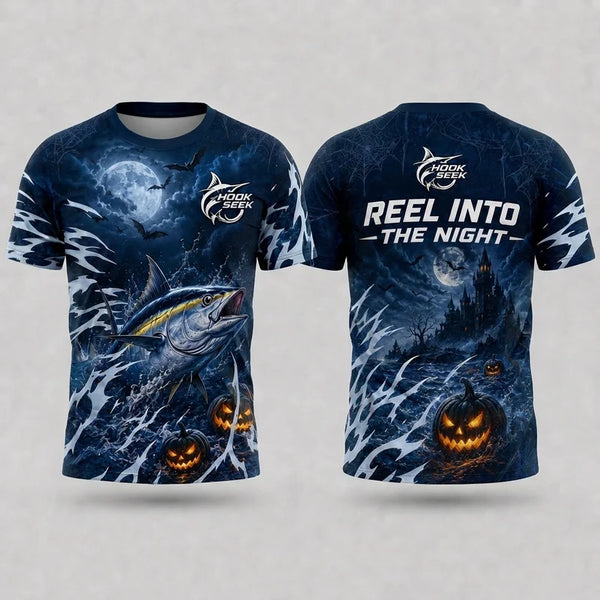 Hook Seek Reel Into The Night Halloween T-Shirt