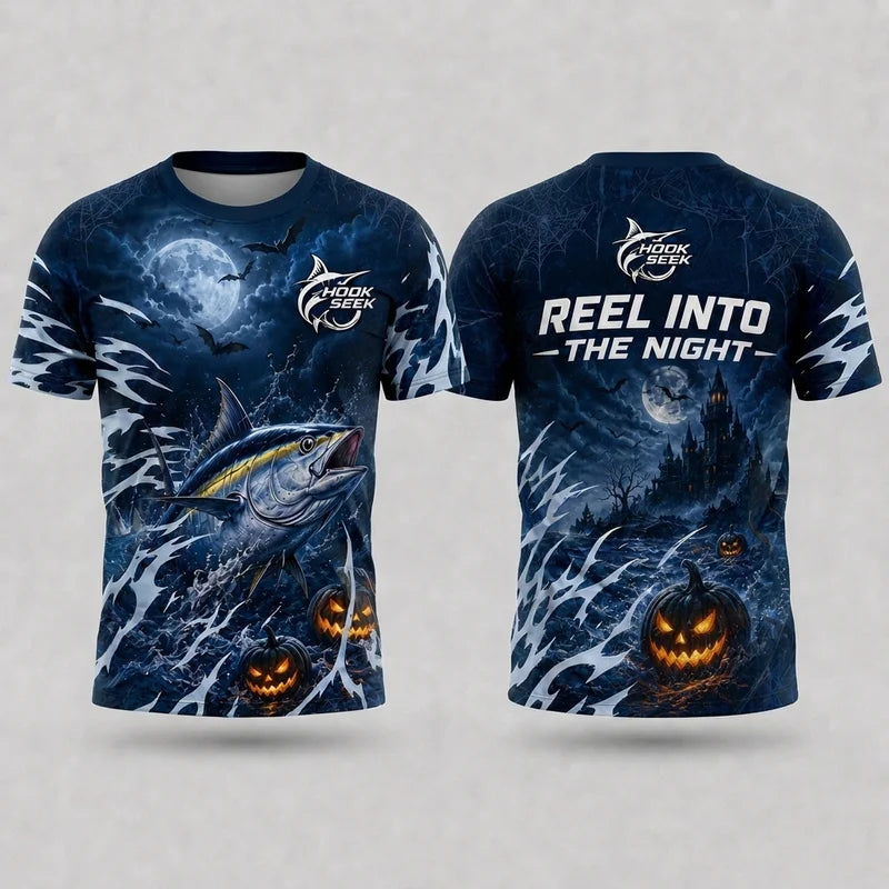 Hook Seek Reel Into The Night Halloween T-Shirt