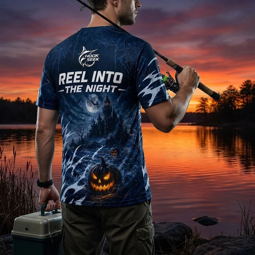 Hook Seek Reel Into The Night Halloween T-Shirt