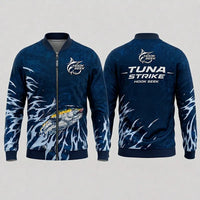 Hook Seek Tuna Strike Fishing Bomber Jacket
