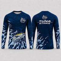 Hook Seek Tuna Strike Fishing Long Sleeve Shirt