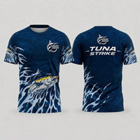 Hook Seek Tuna Strike Fishing T-Shirt