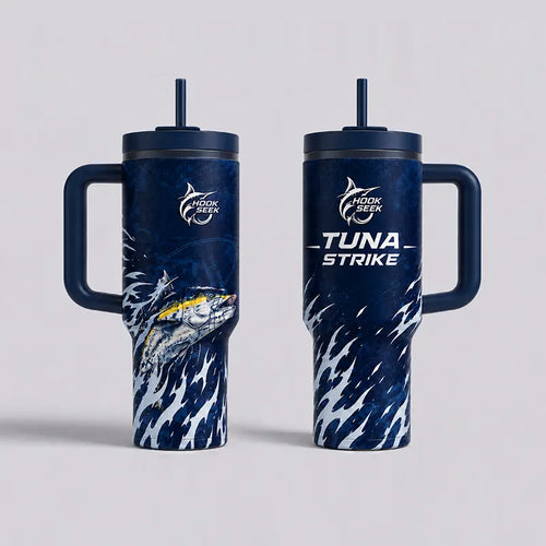 Hook Seek Tuna Strike Fishing Tumbler