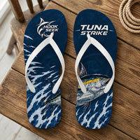 Hook Seek Tuna Strike Offshore Fishing Flip Flops