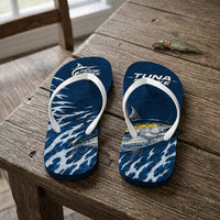 Hook Seek Tuna Strike Offshore Fishing Flip Flops