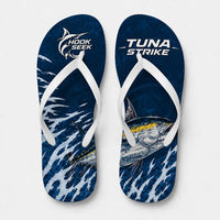 Hook Seek Tuna Strike Offshore Fishing Flip Flops