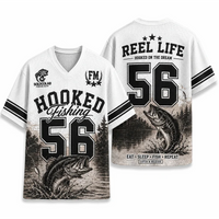 Hooked Fishing 56 Reel Life Fishing Jersey