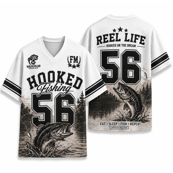 Hooked Fishing 56 Reel Life Fishing Jersey 2026