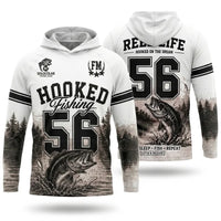 Hooked Fishing 56 Reel Life Hoodie
