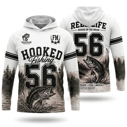 Hooked Fishing 56 Reel Life Hoodie