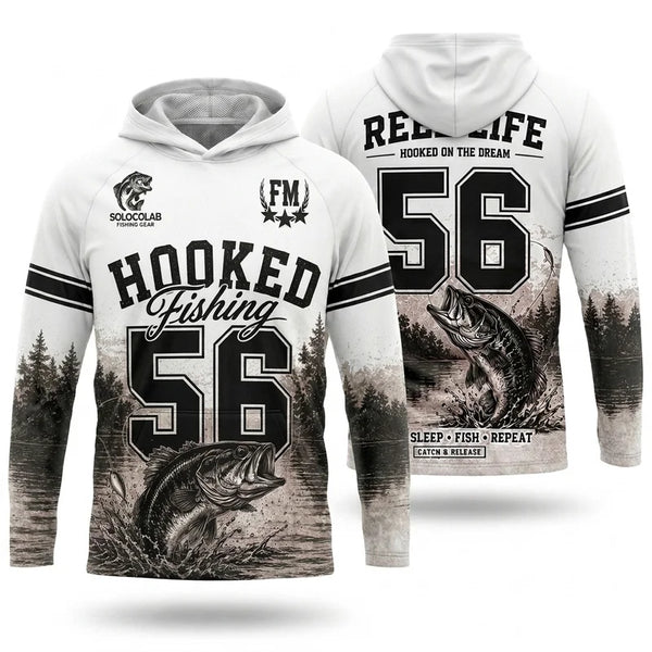 Hooked Fishing 56 Reel Life Hoodie 2026