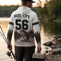 Hooked Fishing 56 Reel Life Hoodie